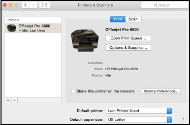 Usb Setup For Hp Printer Mac Sierra